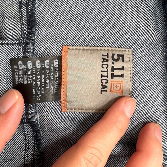 5.11 Tactical Denim Jacket Ladies Extra Small - Picture 11 of 13